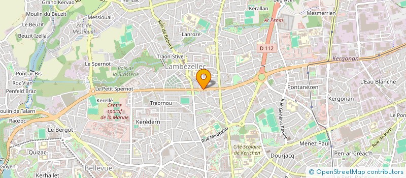 localisation de l'entreprise SCI THICAT  BREST