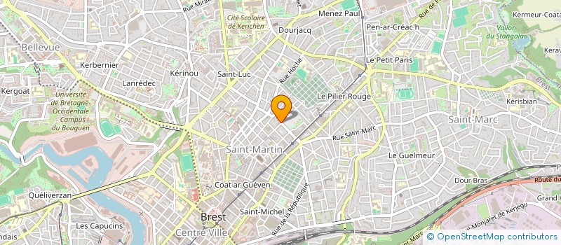 localisation de l'entreprise SCI THICLEM  BREST