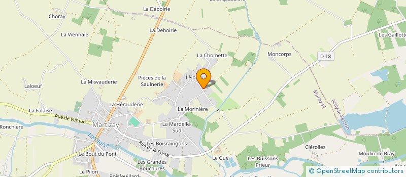 localisation de l'entreprise SCI THIDIM à MARTIZAY