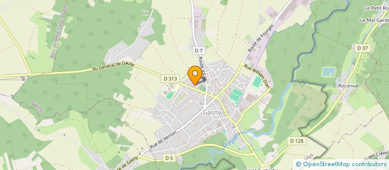 localisation de l'entreprise SCI THIE-FLOR  GASNY