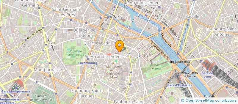 localisation de l'entreprise SCI THIEBAUT DESCARTES  PARIS