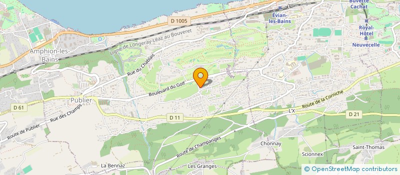 localisation de l'entreprise SCI THIEBEAUX-MARTINS  PUBLIER