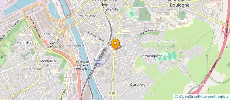 localisation de l'entreprise SCI THIEFFIMMO à BOULOGNE-SUR-MER