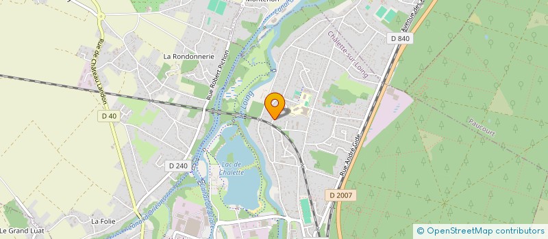 localisation de l'entreprise SCI THIEGOU à CHALETTE-SUR-LOING