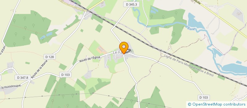 localisation de l'entreprise SCI THIEMOND à LE FAVRIL