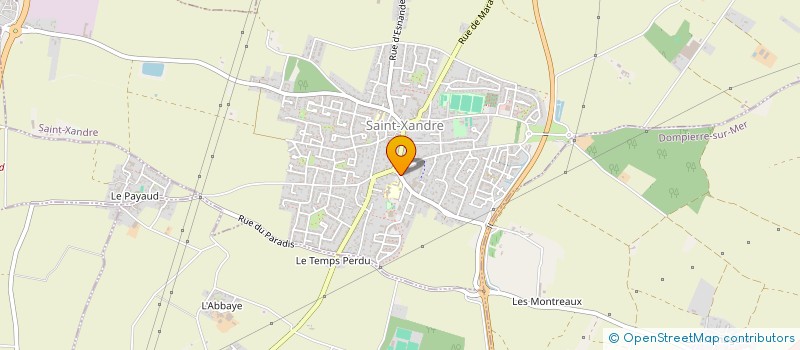 localisation de l'entreprise SCI THIER  SAINT-XANDRE