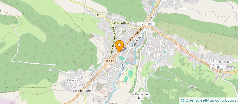 localisation de l'entreprise SCI THIERAN à LAVELANET