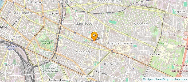 localisation de l'entreprise SCI THIERION  LYON