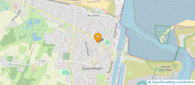 localisation de l'entreprise SCI THIERNYCLO  OUISTREHAM