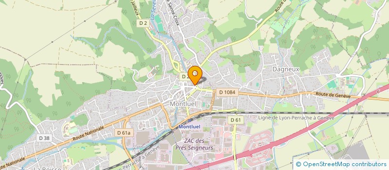 localisation de l'entreprise SCI THIERRY  MONTLUEL