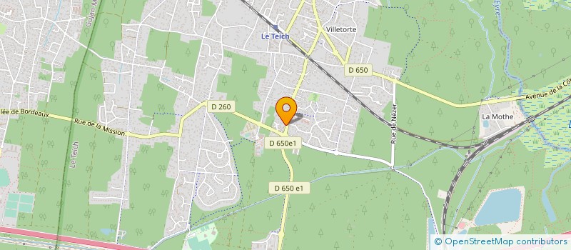 localisation de l'entreprise SCI THIERRY  LE TEICH