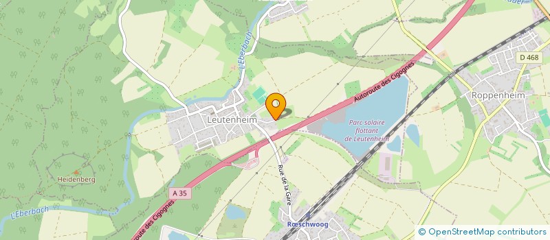 localisation de l'entreprise SCI THIERRY  LEUTENHEIM