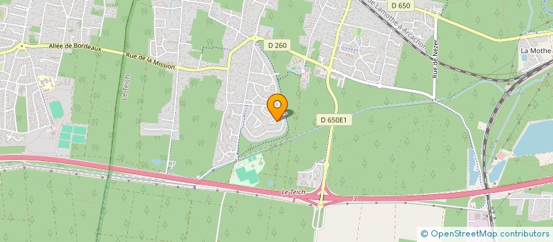 localisation de l'entreprise SCI THIERRY&GUILLAUME  LE TEICH