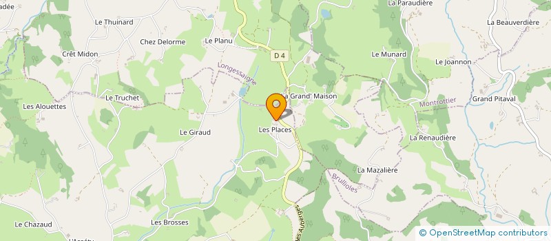 localisation de l'entreprise SCI THIERRY PATRIMOINE  SAINT-CLEMENT-LES-PLACES