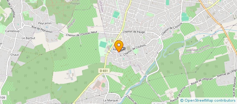 localisation de l'entreprise SCI THIERS  VILLENAVE-D'ORNON