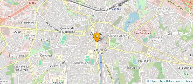 localisation de l'entreprise SCI THIERS à VANNES