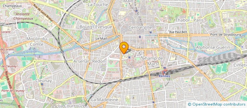 localisation de l'entreprise SCI THIERS  RENNES