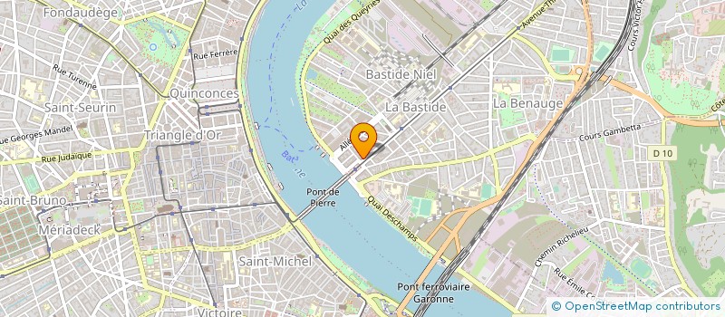 localisation de l'entreprise SCI THIERS  BORDEAUX