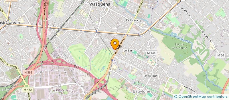 localisation de l'entreprise SCI THIERS à VILLENEUVE-D'ASCQ