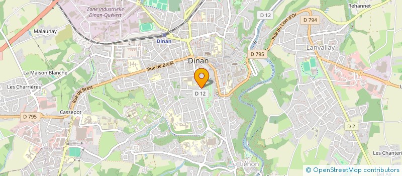 localisation de l'entreprise SCI THIERS  DINAN