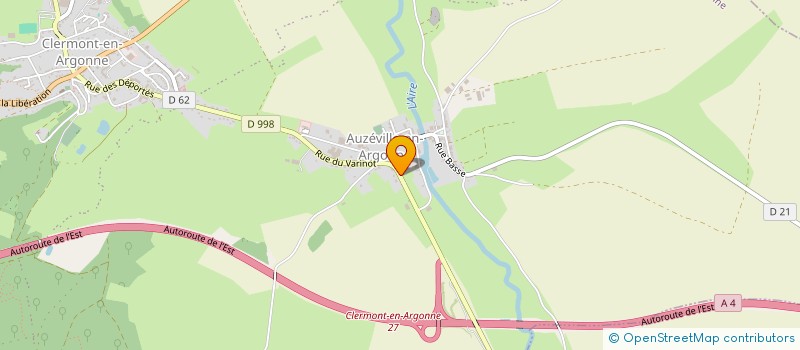 localisation de l'entreprise SCI THIERS à CLERMONT-EN-ARGONNE