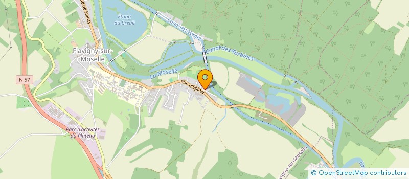 localisation de l'entreprise SCI THIERS  FLAVIGNY-SUR-MOSELLE