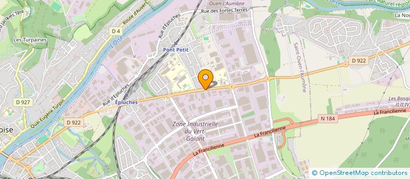 localisation de l'entreprise SCI THIERS  SAINT-OUEN-L'AUMONE