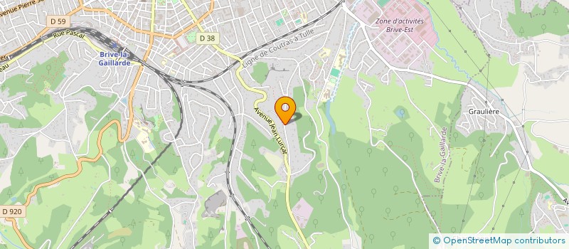 localisation de l'entreprise SCI THIERS  BRIVE-LA-GAILLARDE