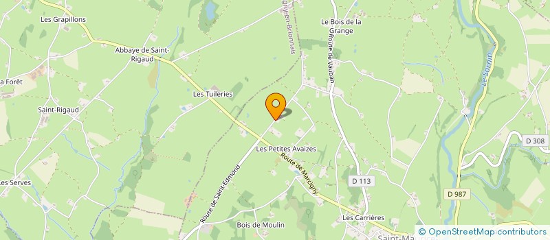 localisation de l'entreprise SCI THIERS  SAINT-MAURICE-LES-CHATEAUNEUF