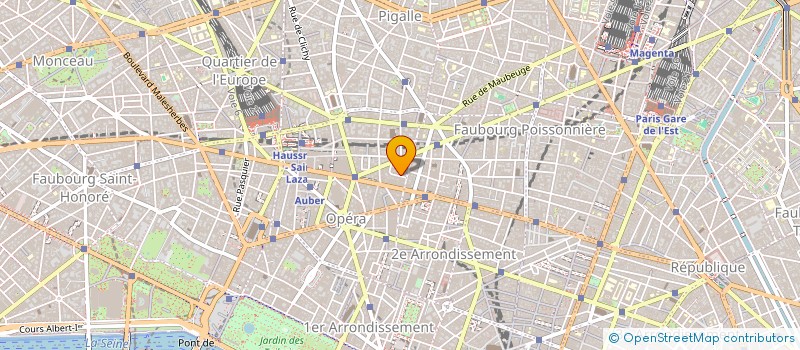 localisation de l'entreprise SCI THIERS LYON  PARIS