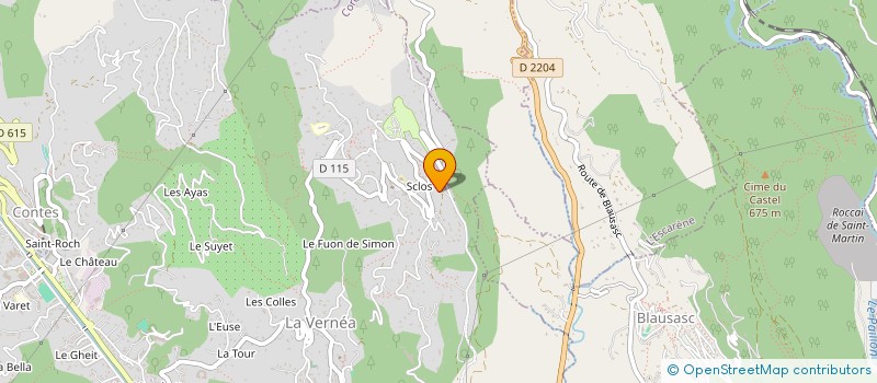 localisation de l'entreprise SCI THIERY  CONTES