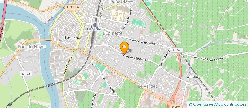 localisation de l'entreprise SCI THIERY-GUY  LIBOURNE