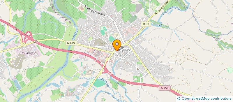 localisation de l'entreprise SCI THIERY IMMOBILIER  GIGNAC