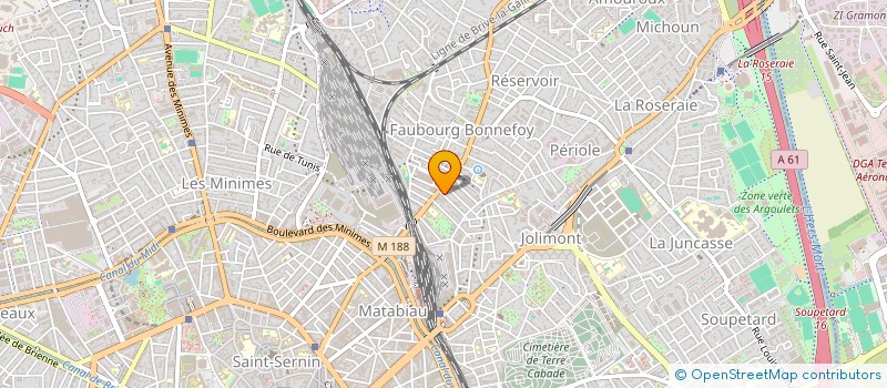 localisation de l'entreprise SCI THIEUSSETTE à TOULOUSE