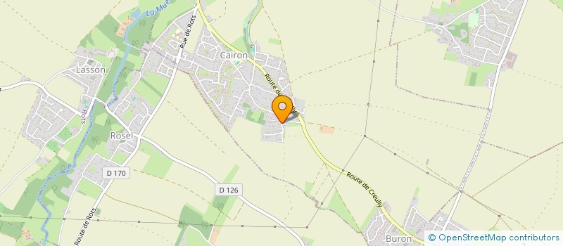 localisation de l'entreprise SCI THIEVILLE NORMANDIE  CAIRON