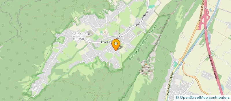 localisation de l'entreprise SCI THIFALAU  SAINT-PAUL-DE-VARCES