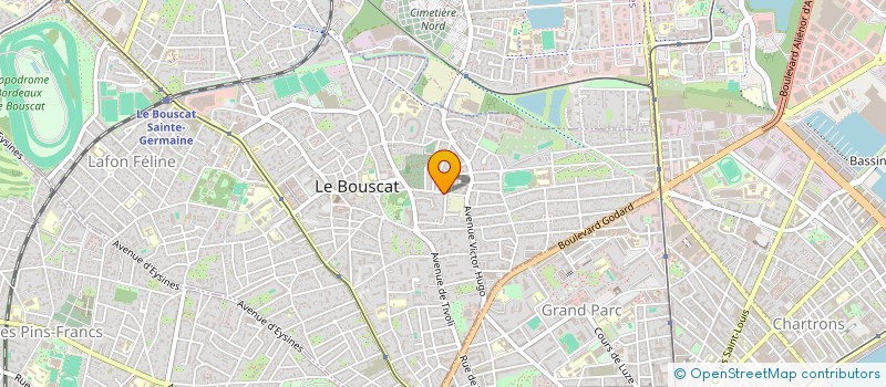 localisation de l'entreprise SCI THIFANI  LE BOUSCAT