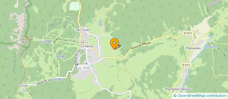 localisation de l'entreprise SCI THIFAV  LES DESERTS