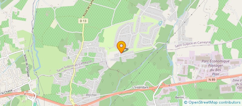 localisation de l'entreprise SCI THIFLO  SAINT-SULPICE-ET-CAMEYRAC