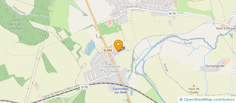 localisation de l'entreprise SCI THIFLO  COURCELLES-SUR-NIED