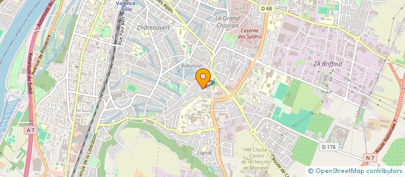 localisation de l'entreprise SCI THIFO à VALENCE