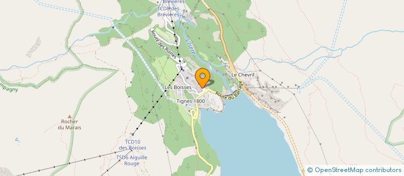 localisation de l'entreprise SCI THIFRAPHI  TIGNES