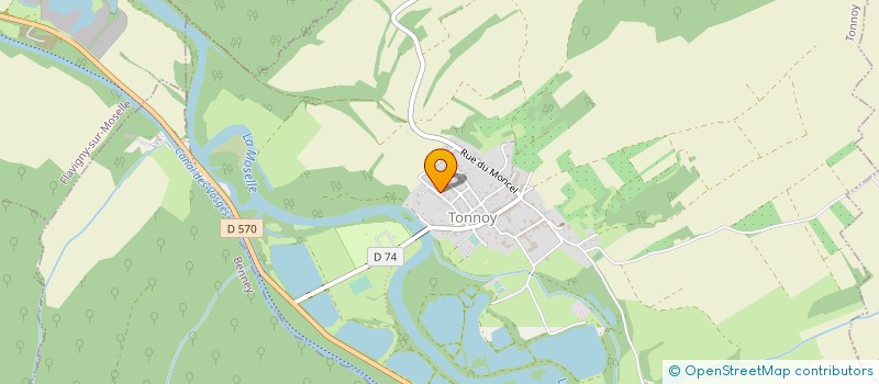 localisation de l'entreprise SCI THIGRA  TONNOY