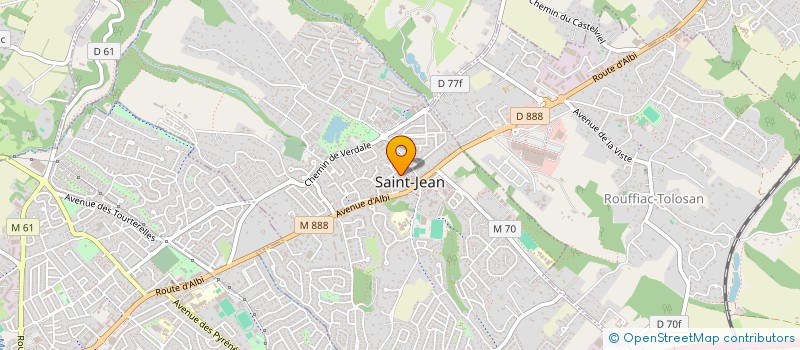localisation de l'entreprise SCI THIGUI à SAINT-JEAN