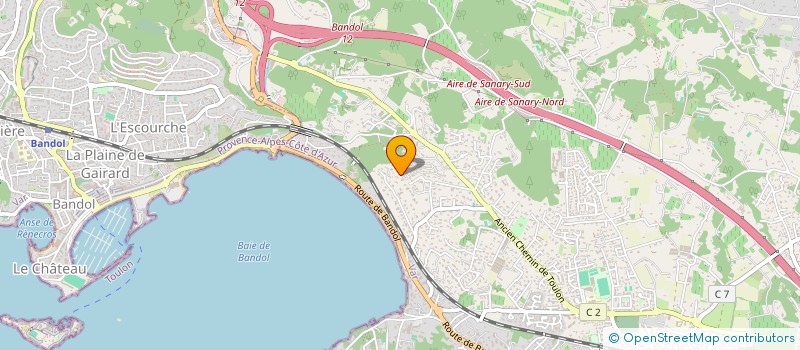 localisation de l'entreprise SCI THIJELAU à SANARY-SUR-MER
