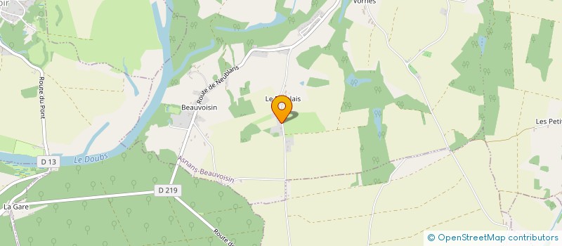 localisation de l'entreprise SCI THIL  ASNANS-BEAUVOISIN