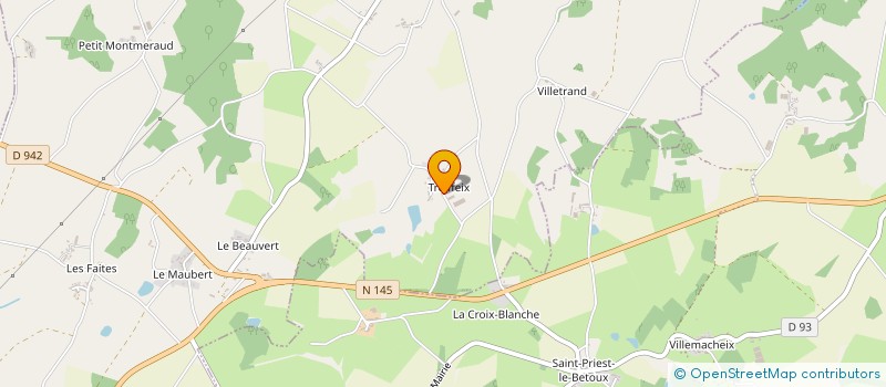 localisation de l'entreprise SCI THILIC  DOMPIERRE-LES-EGLISES