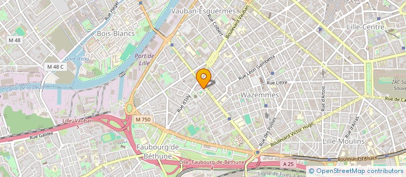 localisation de l'entreprise SCI THILL à LILLE