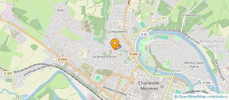 localisation de l'entreprise SCI THILOIS  CHARLEVILLE-MEZIERES