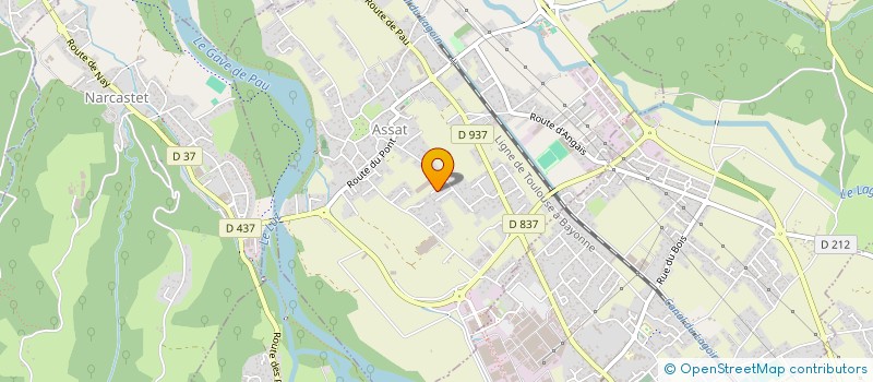 localisation de l'entreprise SCI THILUFA  ASSAT